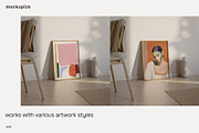 DIN A Wall Leaning Frame Mockup, a Household Mockup by mockupize (Thumbnail 6 of 7)