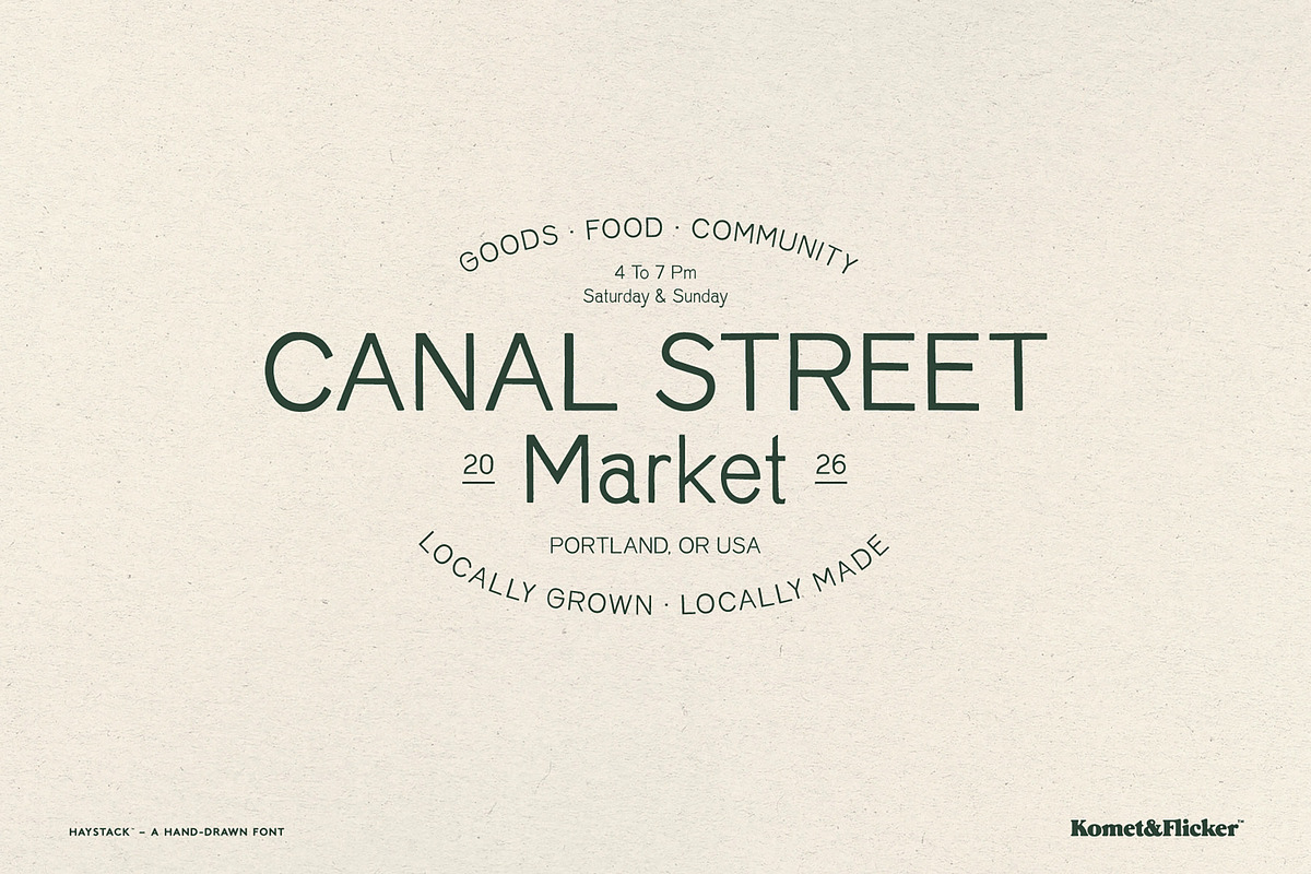 Haystack, a Sans Serif Font by Komet & Flicker (Photo 12 of 13)