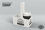 Drink Cup Carrier Packaging Mockup, a Cups & Container Mockup by INCDesign (Thumbnail 2 of 7)