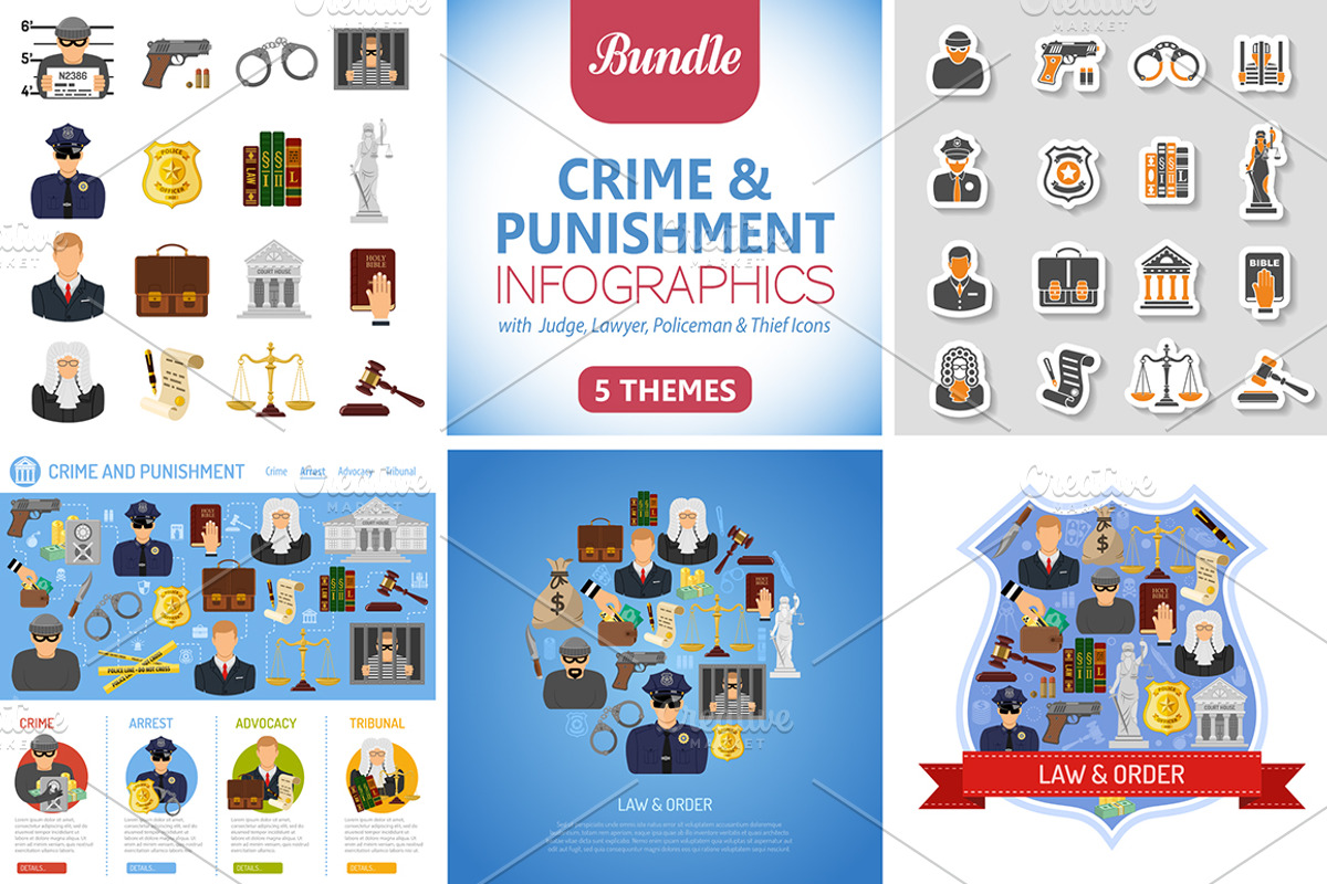 Crime and Punishment Concepts, a Work Illustration by TAlex (Photo 1 of 6)