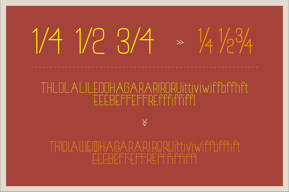 Sand Forest - Retro Display Font, a Sans Serif Font by AuthenType (Photo 13 of 15)