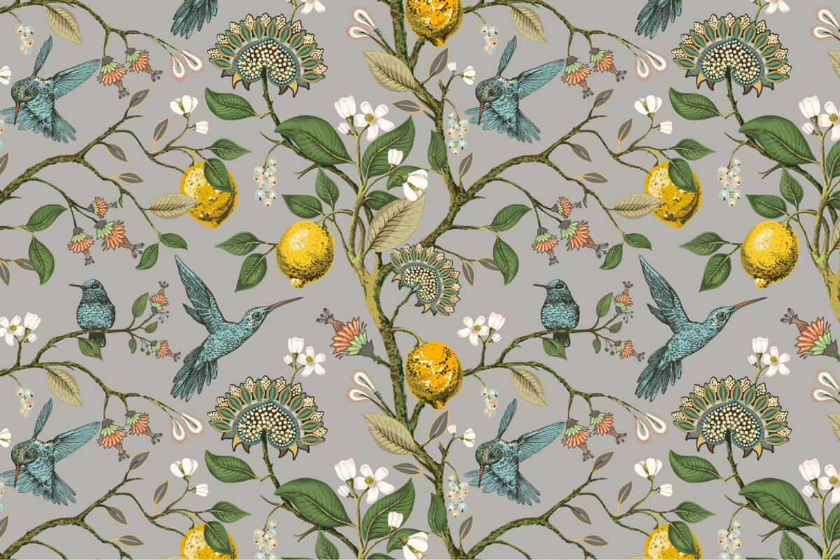 3 Botanical Vintage Patterns, a Pattern Graphic by Sunny_Lion (Photo 2 of 4)