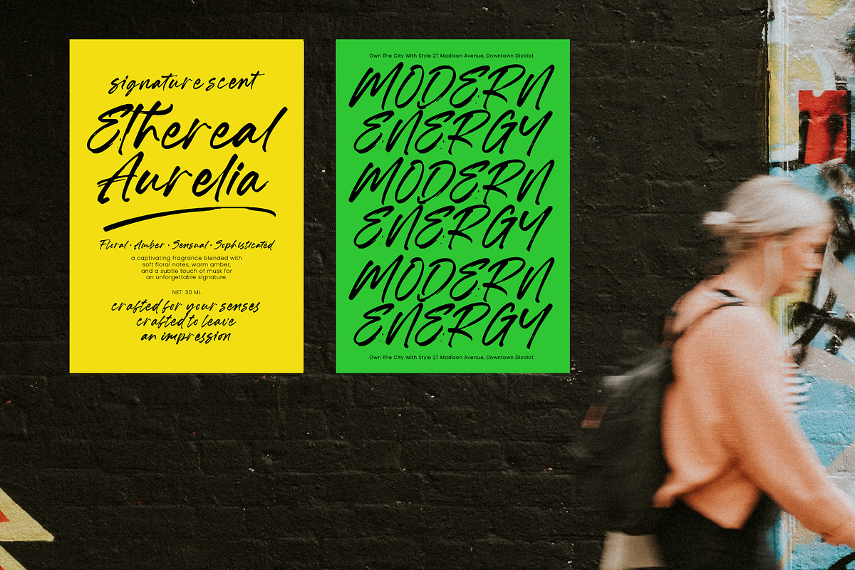 Lush Windson Display Brush Font, a Script Font by Letterena Studios Script (Photo 6 of 10)