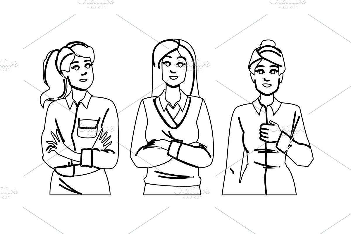 ambition motivated woman vector, a Person Illustration by pikepicture