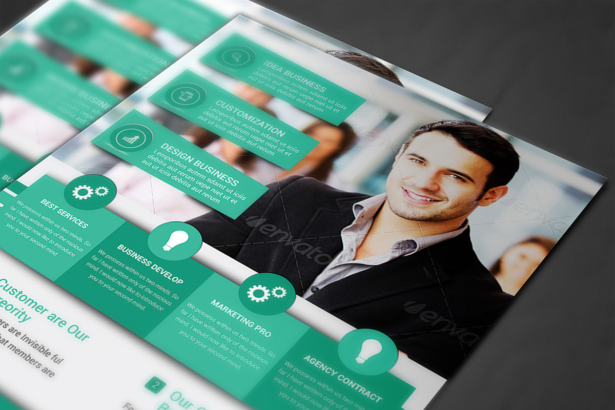 Multi Purpose Business Flyer Templat, a Flyer Template by AfzaalGraphics (Photo 4 of 4)