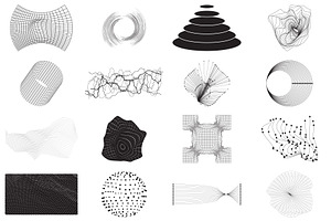 80 Vector Abstract Shapes Vol.1