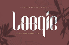 Looqie | Beauty Display Font