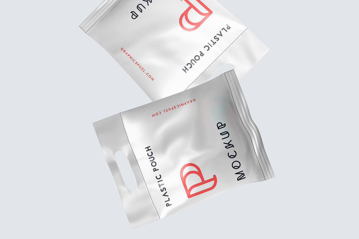 Packaging Plastic Pouch Mockups, a Cups & Container Mockup by Graphicsfuel (Photo 7 of 11)
