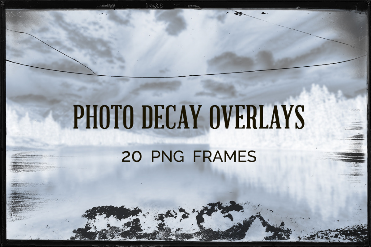 Photo Decay Overlays, a Texture Graphic by Blue Line Design (Photo 1 of 24)
