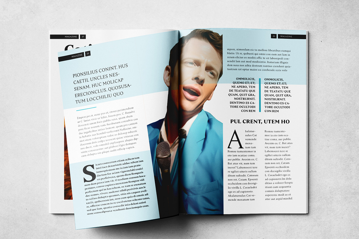 Clean Magazine Print Layout Template, a Magazine Template by Grkic Creative (Photo 11 of 13)