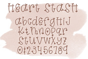 Heart Stash Font with Heart Doodles!, a Symbol Font by Affinity Grove (Thumbnail 4 of 8)