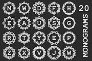 20 celtic monograms logos, a Branding & Logo Template by Guten Tag Vector (Thumbnail 1 of 5)