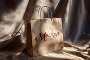 Paper Bag Mockup, a Packaging Mockup by GenesisCreativeCo (Thumbnail 2 of 3)