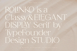 Rolinko - Classy Elegant Serif