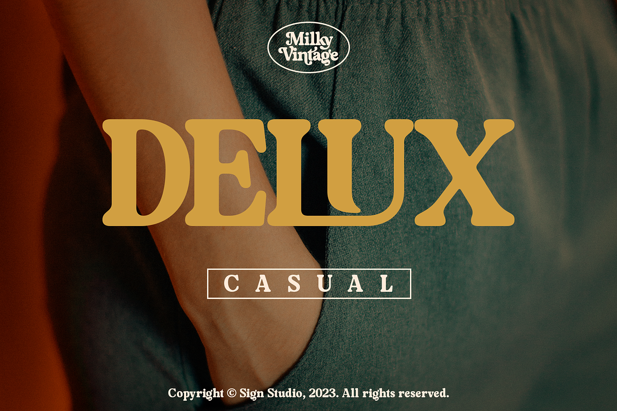 Milky Vintage, a Serif Font by Sign Studio (Photo 7 of 15)