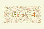 Amazing bakery icon set, an Icon by Babic Goran (Thumbnail 1 of 2)