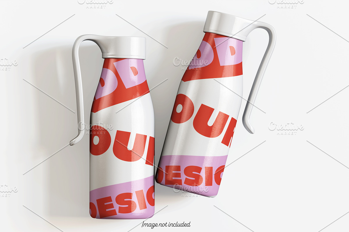 Water bottle mockup bundles, a Cups & Container Mockup by Ambo Ampeng (Photo 18 of 32)