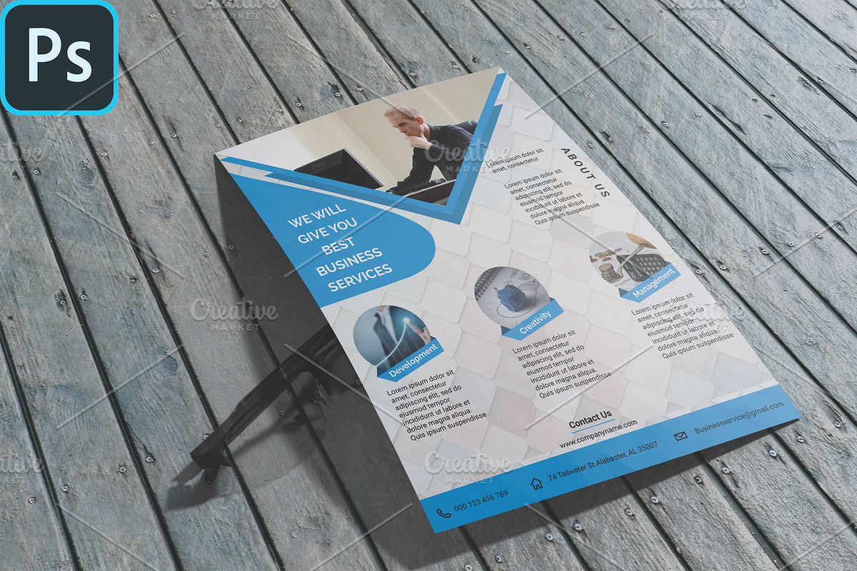 Spiti Corporate Flyer 02, a Flyer Template by Proshanta Sarker (Photo 3 of 4)