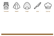 Gastronomy Icon Pack, an Outline Icon by Tekuni (Thumbnail 6 of 10)