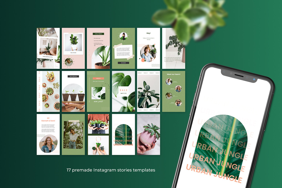 Insta templates (posts & stories), a Social Media Template by helgascandinavus (Photo 5 of 6)