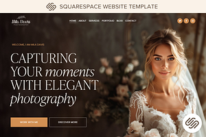 Squarespace Template Photographers