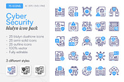 75 Cyber Security Icon Pack, a Duotone Icon by Bilicube Studio (Thumbnail 1 of 2)