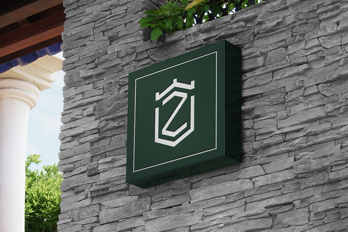 Logo Mockup Modern Black Sign Stone, a Product Mockup by Asylab (Photo 4 of 5)