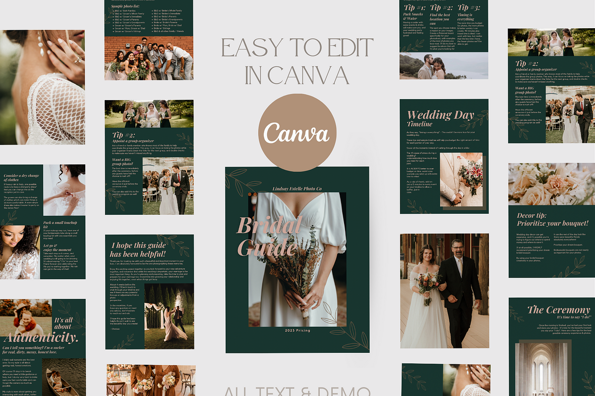 TEAL Bride Photography Guide, a Magazine Template by Signature Edits (Photo 9 of 11)