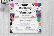 Birthday Discount Voucher Template, a Card Template by MightyDesign (Thumbnail 1 of 6)