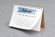 A5 Desk Calendar Mock-Up, a Mockup by MassDream (Thumbnail 2 of 10)