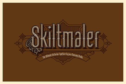 Skiltmaler Typeface, a Serif Font by Juru Rancang Studio