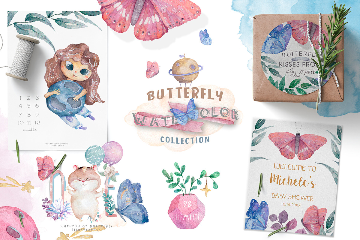 Cosmic Adventure Watercolor Set, an Education Illustration by Ann Art Houze (Photo 7 of 12)