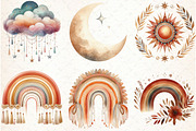 Boho Rainbow Bundle, an Illustration by Libby Wishes (Thumbnail 3 of 12)