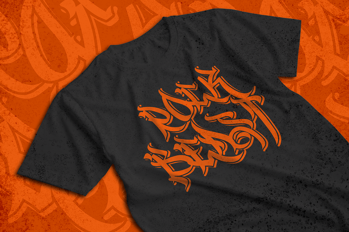 Dragon Brothers - Graffiti Font, a Blackletter Font by figuree studio (Photo 7 of 10)