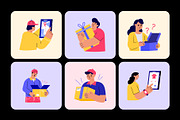 Animated Delivery Illustration Set, a Transportation Illustration by Brickclay (Thumbnail 3 of 5)