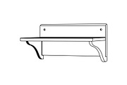 Wall Shelf Bracket Vector Bundle, an Illustration by Gaye Art (Thumbnail 25 of 51)