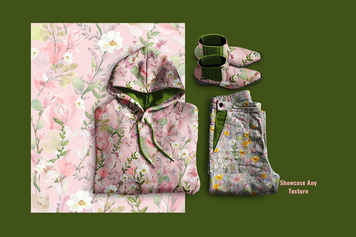 Female Accessories Mockup Set, a Hoody Mockup by Designertale (Photo 5 of 6)