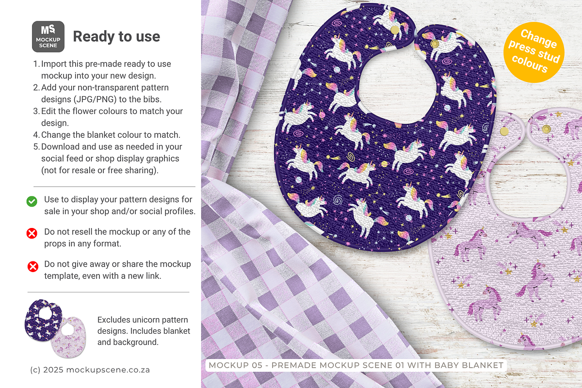 Toweling Bib Canva Mockup, an Apparel Mockup by Mockup Scene (Photo 6 of 10)