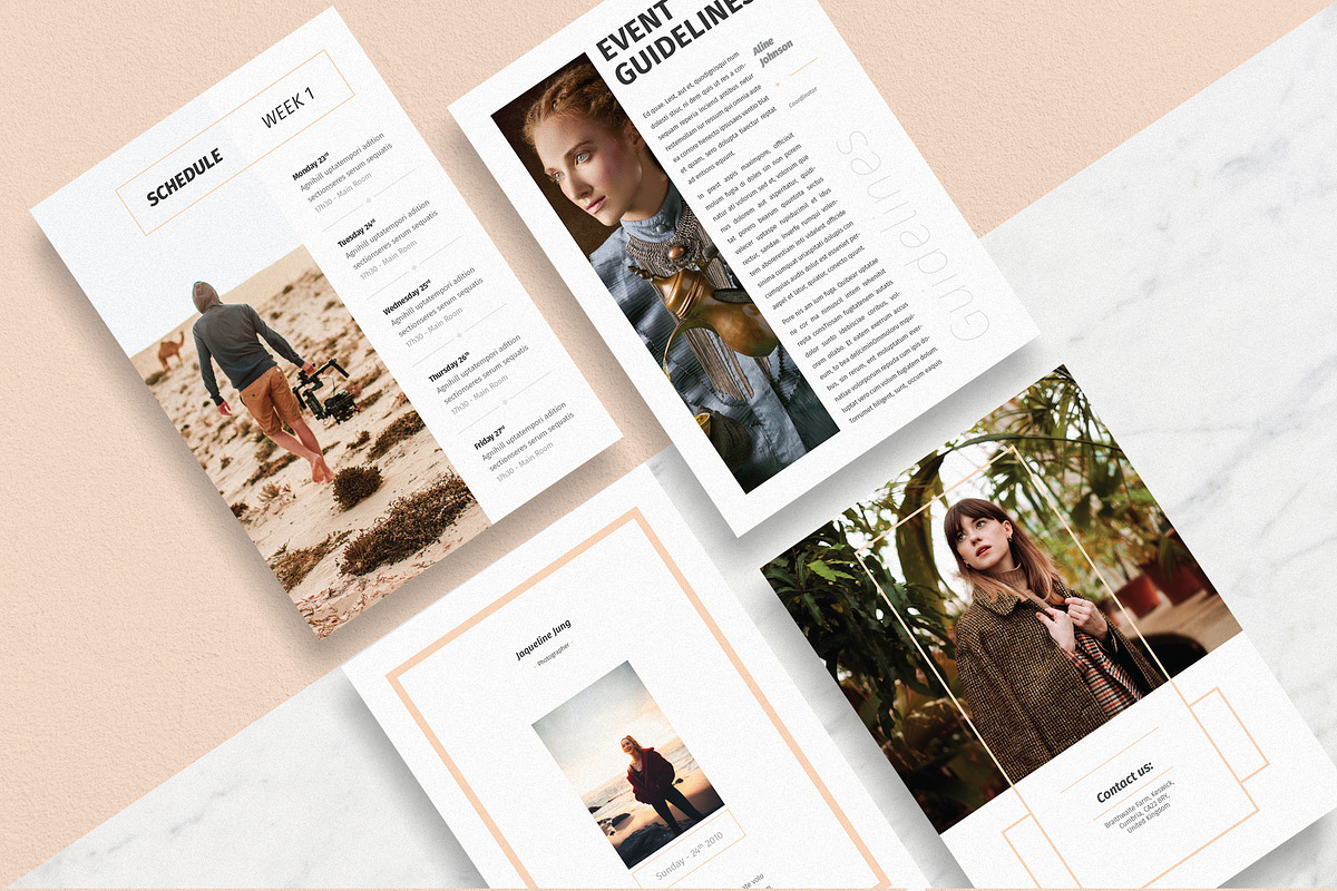 Clara - 08 Page - A4/A5/Letter, a Brochure Template by CorgiAstronaut (Photo 1 of 6)