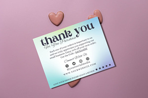 Thank You Card Small Business