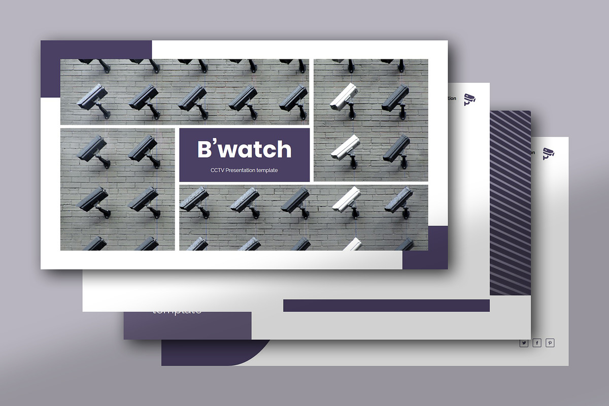 B'watch - CCTV Power Point, a Presentation Template by Raseuki (Photo 1 of 6)
