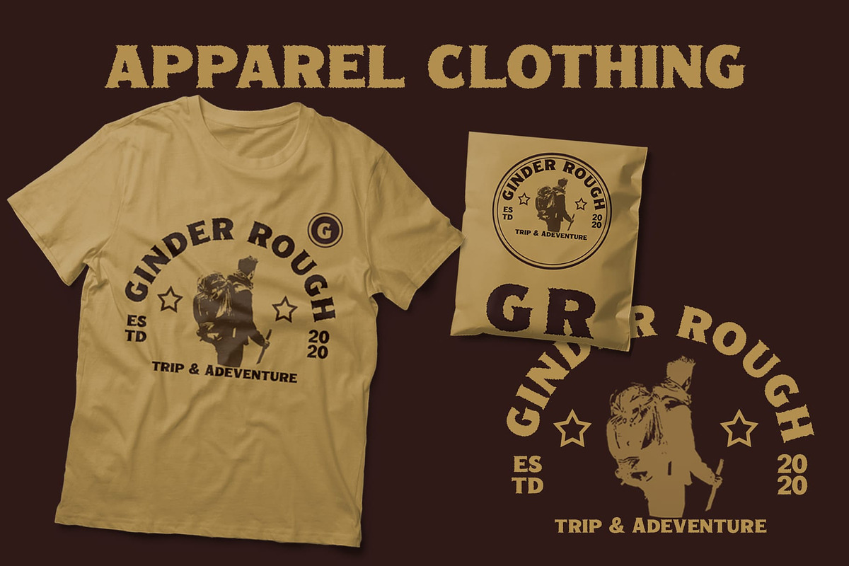 Ginder Rough, a Serif Font by Craft Supply Co. (Photo 4 of 8)