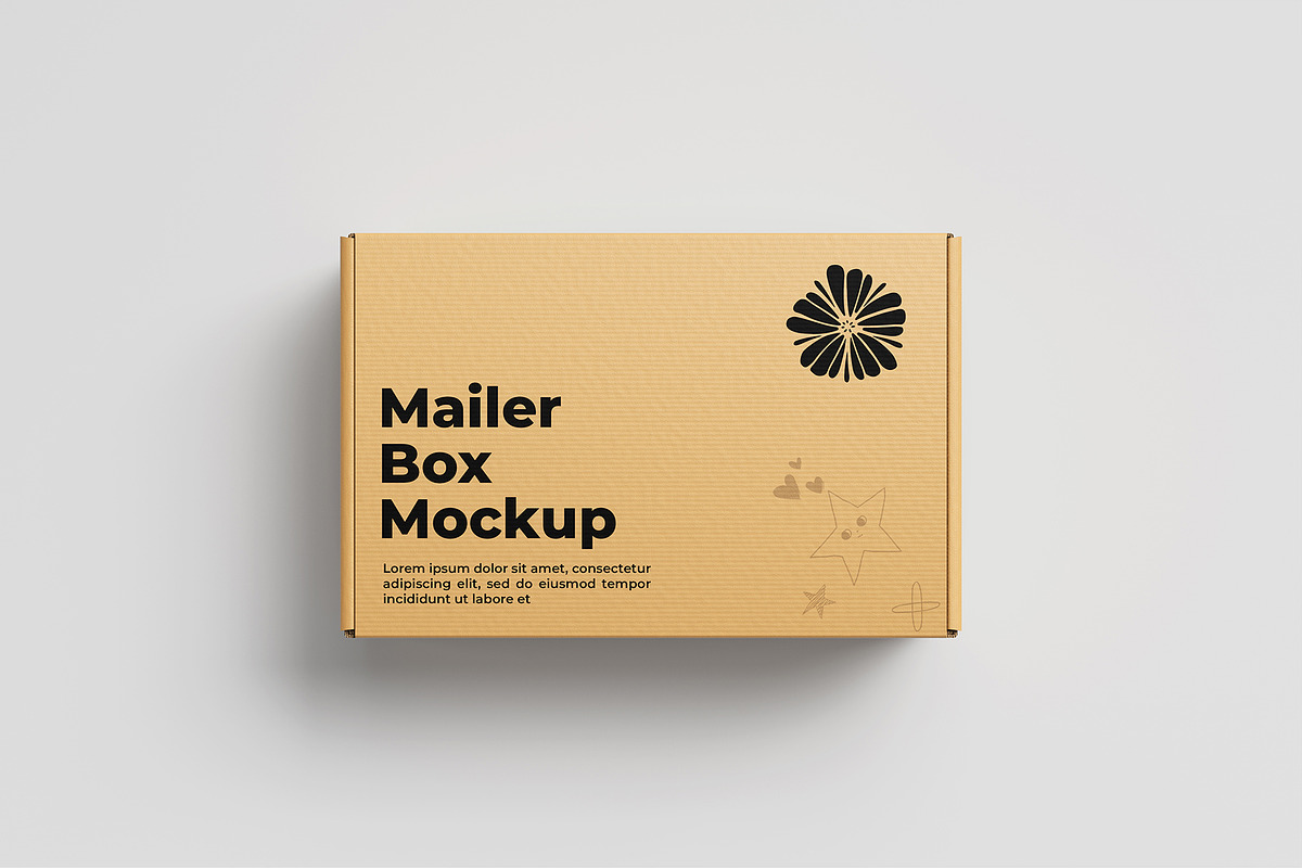 Mailer Box Mockup, a Packaging Mockup by graphicpages (Photo 4 of 9)