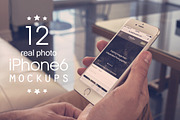 12 iPhone 6/6s Real Photo Mockups, an iPhone Mockup by ZedProMedia (Thumbnail 1 of 5)