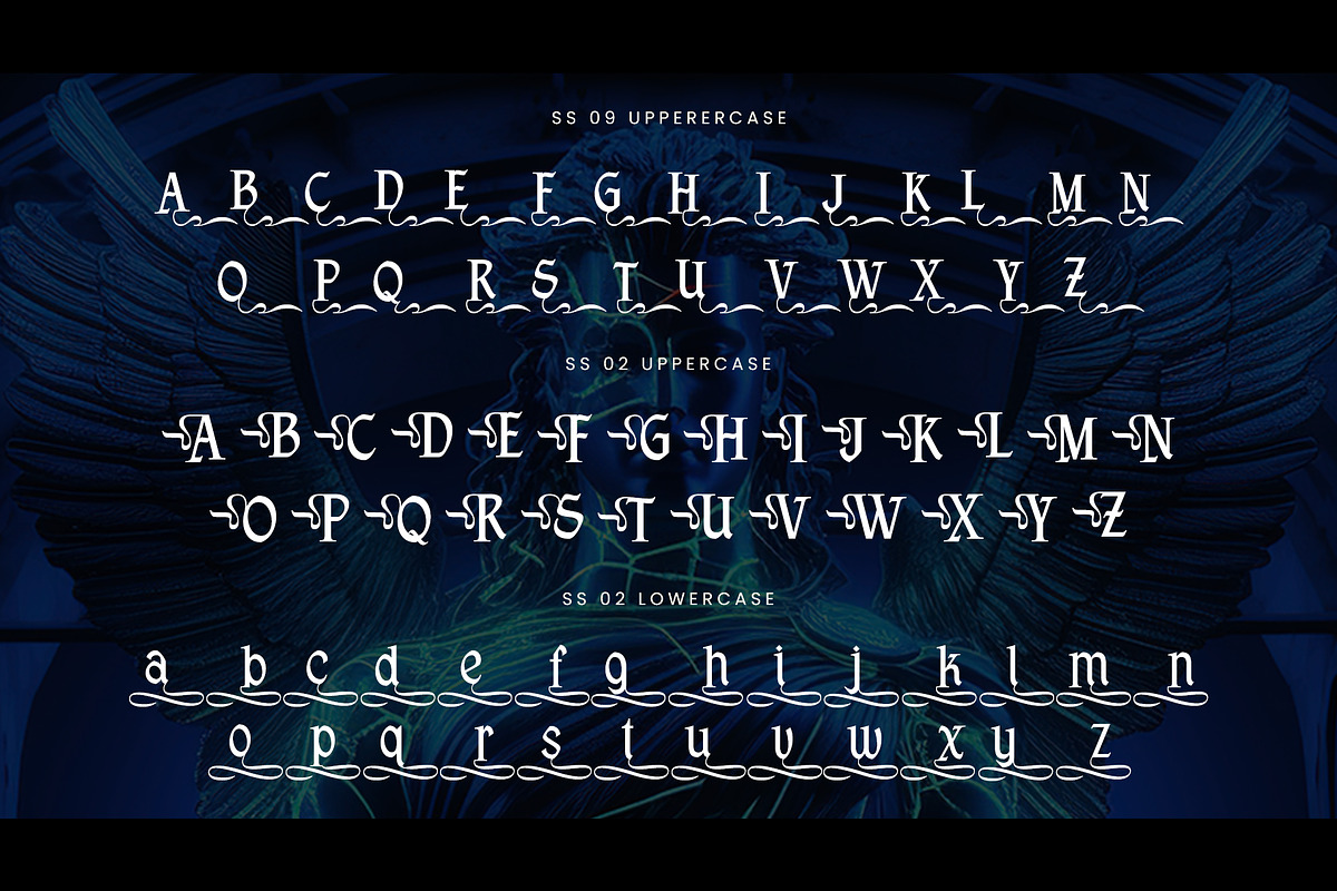 Virtus Gloria Typeface, a Blackletter Font by alit design (Photo 15 of 16)
