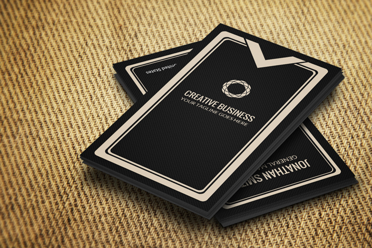 Luxury Business Card CM026, a Business Card Template by annozio (Photo 2 of 4)
