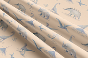 Dinosaurs Neutral Pattern, a Pattern Graphic by Lady Bruniere Design (Thumbnail 12 of 17)