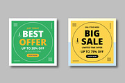 Fashion Sale Social Media Banner, a Social Media Template by MightyDesign (Thumbnail 5 of 8)