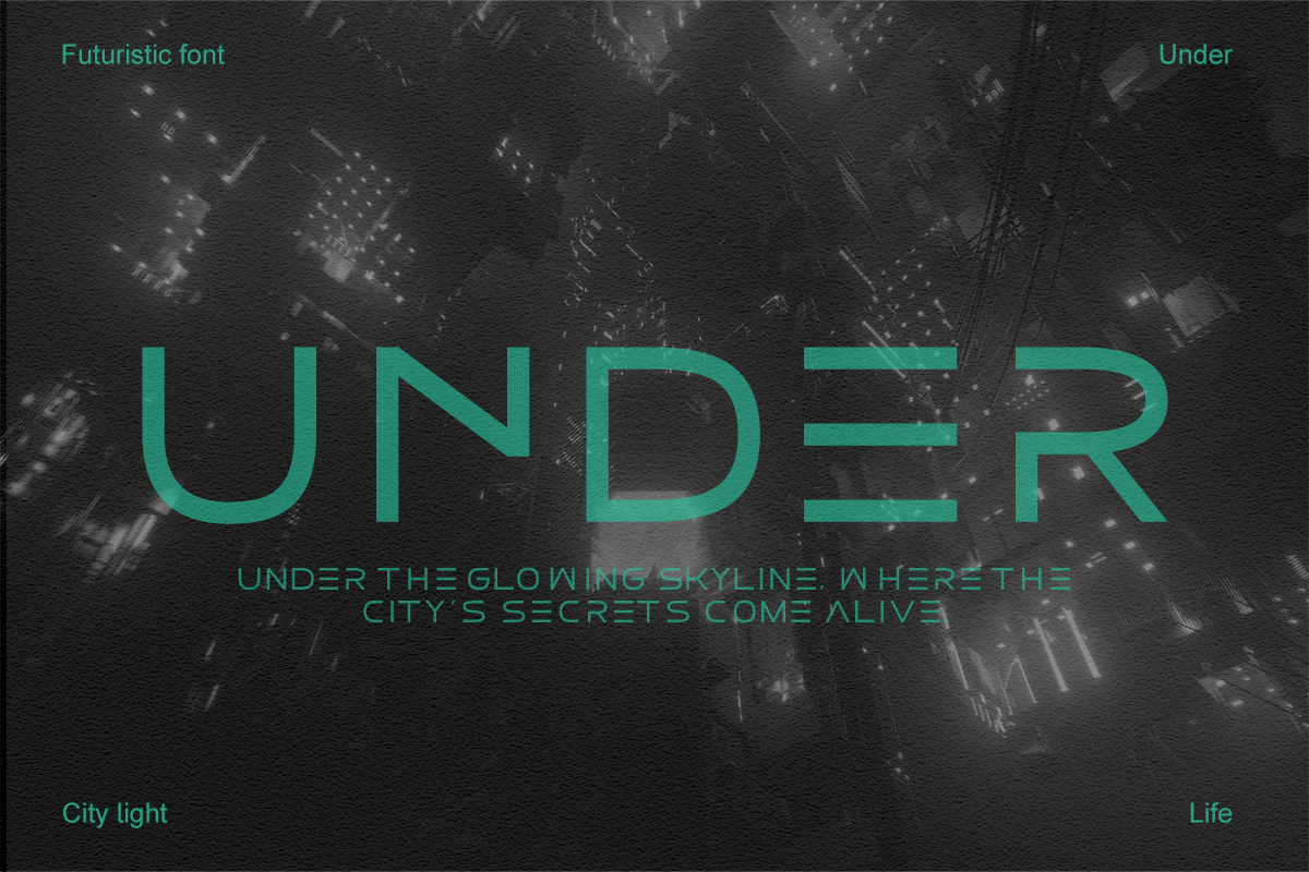 Felbion – Futuristic Display Font, a Sans Serif Font by Vadovastd (Photo 4 of 9)