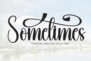 Sometimes Script Font